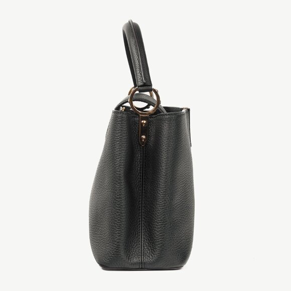Louis Vuitton Capucines MM Black Taurillon Leather Handbag - Picture 3 of 13